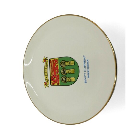 Swift Current Saskatchewan SOUVENIR PLATE Canadian Collectible 10" - Picture 8 of 10